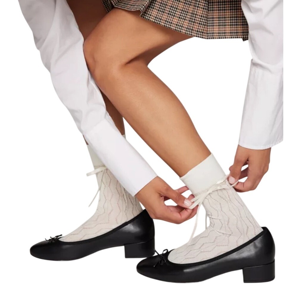 Urban Outfitters Ariana Bow Crew Sock NWT
